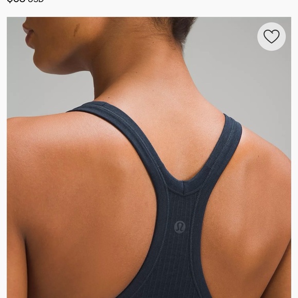 Tops - Lululemon Navy Blue Racerback Tank Top